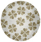 Lucky Patch St. Patrick's Day Chenille Rug, Sustainable Green, 5' Round