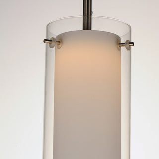 Maxim 12289CLSW Duo 5"W LED Mini Pendant - Satin Nickel