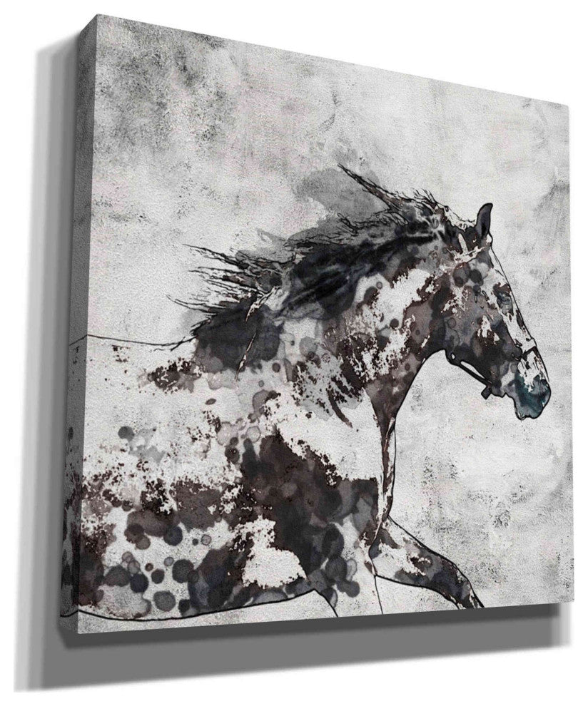 Epic Graffiti 'Bay Horse 4' by Irena Orlov, Giclee Canvas Wall Art, 37"x37"