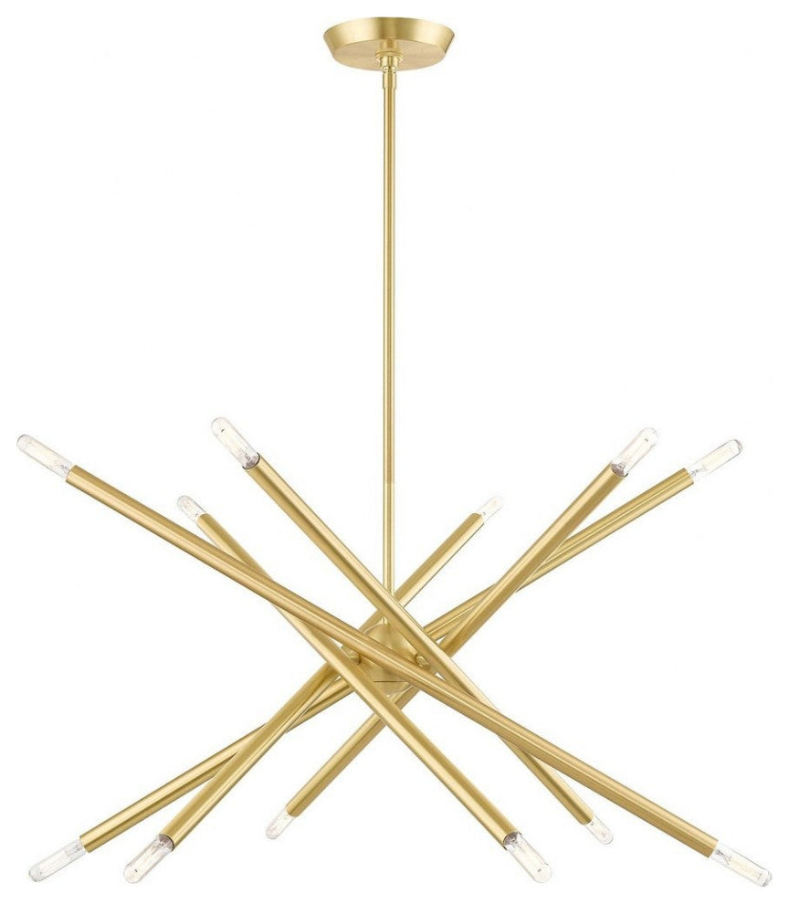 Livex Lighting 46776-12 Soho - Twelve Light 2-Tier Chandelier