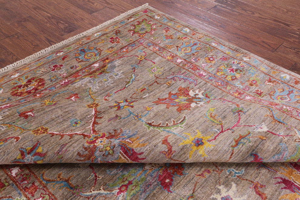 5' 10" X 7' 9" Persian Tabriz Hand Knotted Wool Rug Q7737