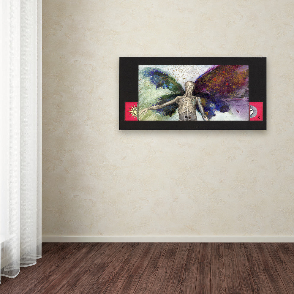 Nick Bantock 'Skeleton' Canvas Art, 19x10
