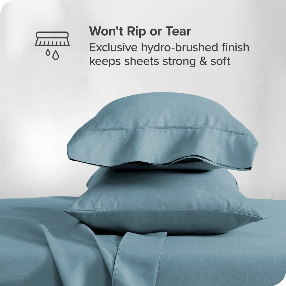 1800 Microfiber Sheet Set, Coronet Blue, Full