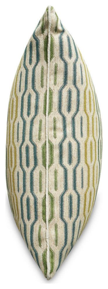 Eden Ashbury 19" Square Pillow, Set of 2, Seagrass Green