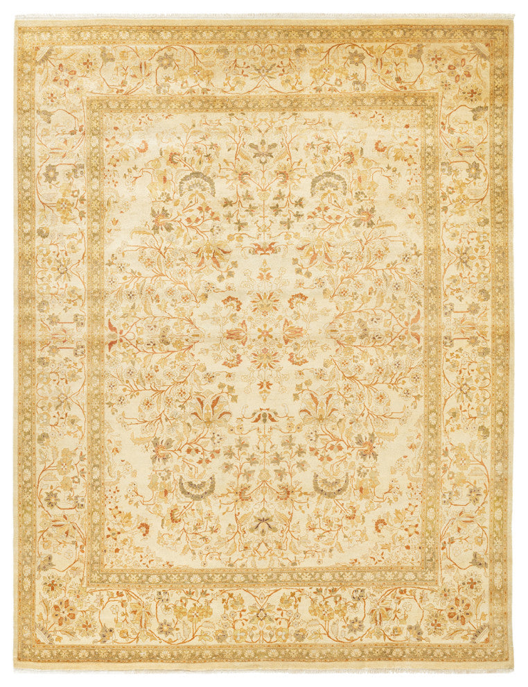 Harley, One-of-a-Kind Hand-Knotted Area Rug Ivory, 8'2"x10'5"