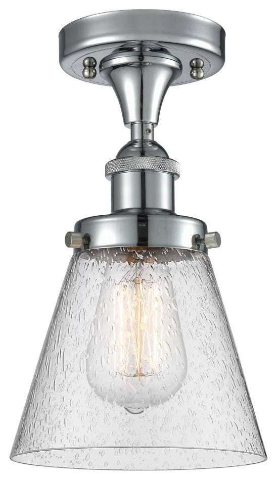 INNOVATIONS LIGHTING 916-1C-PC-G64-LED Small Cone 1 Light Semi-Flush Mount