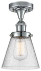 INNOVATIONS LIGHTING 916-1C-PC-G64-LED Small Cone 1 Light Semi-Flush Mount