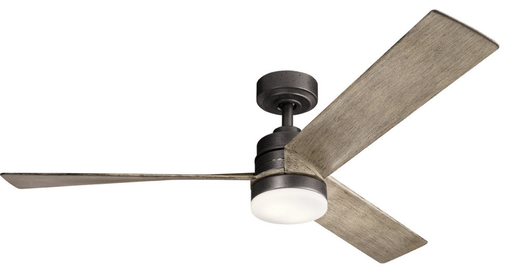Kichler 300275AVI 52"Ceiling Fan, Anvil Iron Finish