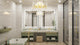 LED Bathroom Mirror, Anti-Fog Memory Dimmable IP54 Waterproof, 48"x32"