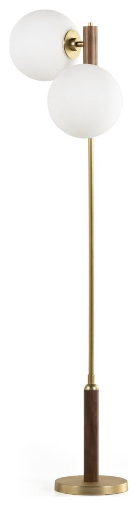 Colome Floor Lamp-Natural Walnut