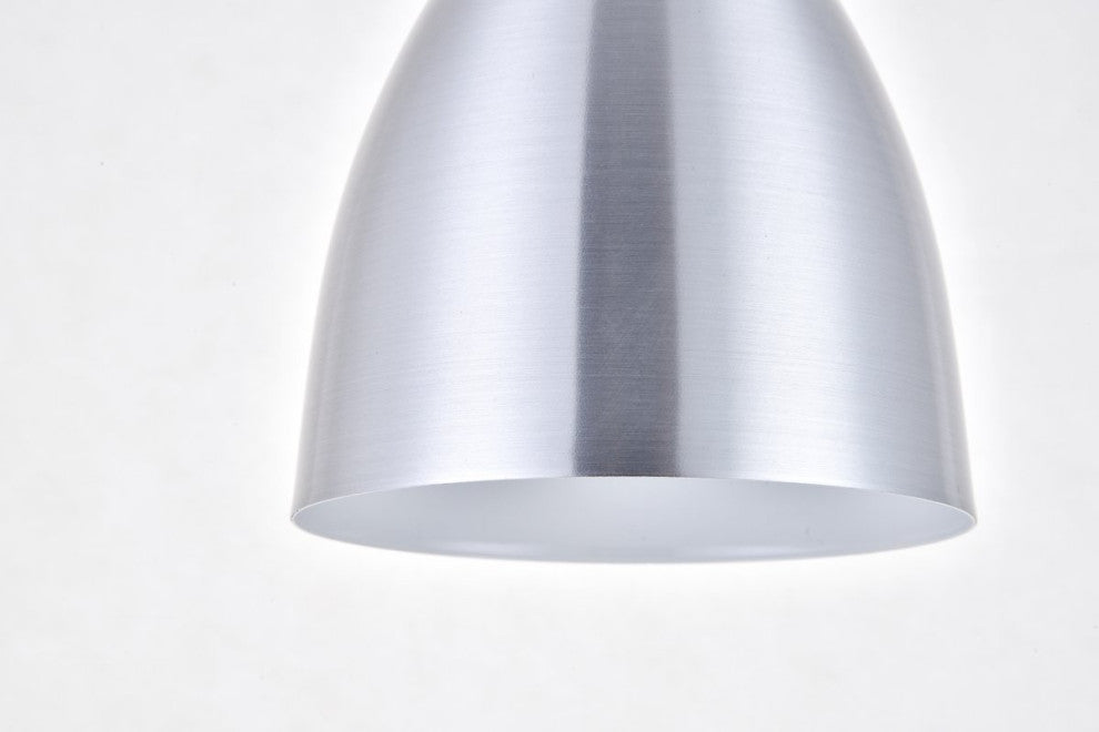 Adam 1-Light Burnished Nickel Pendant