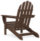 Polywood Classic Adirondack Chair, Mahogany