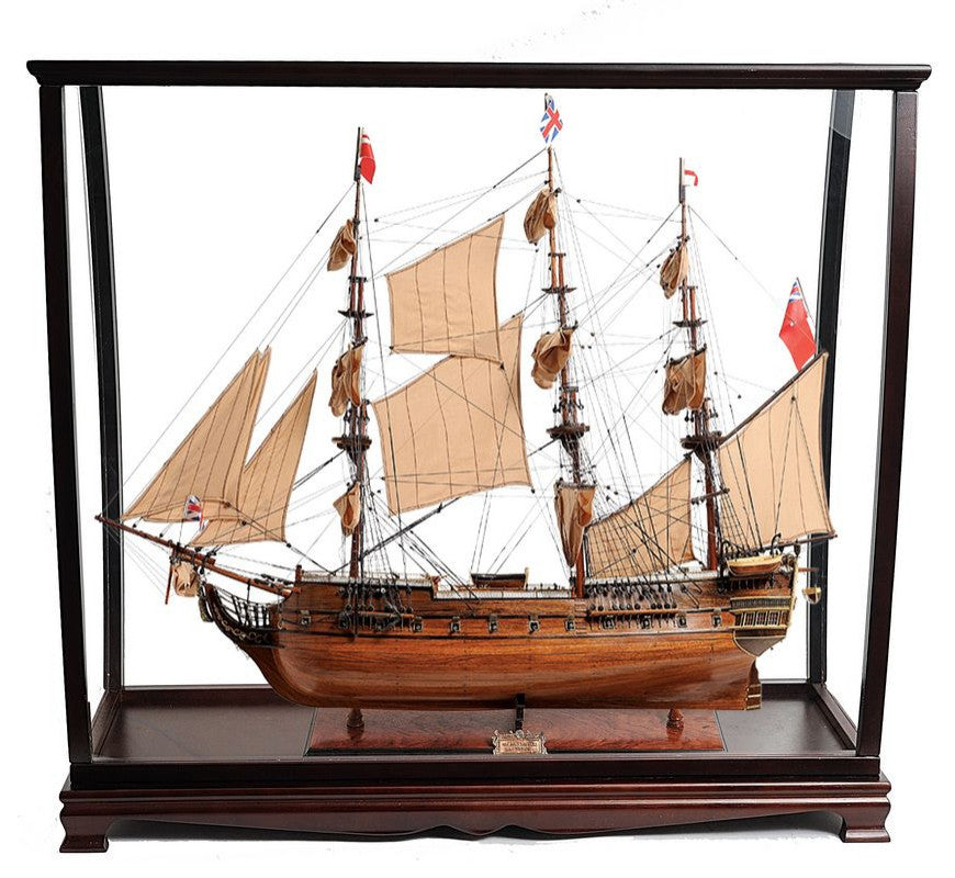 Old Modern Handicrafts T191A HMS Surprise Large With Table Top Display Case