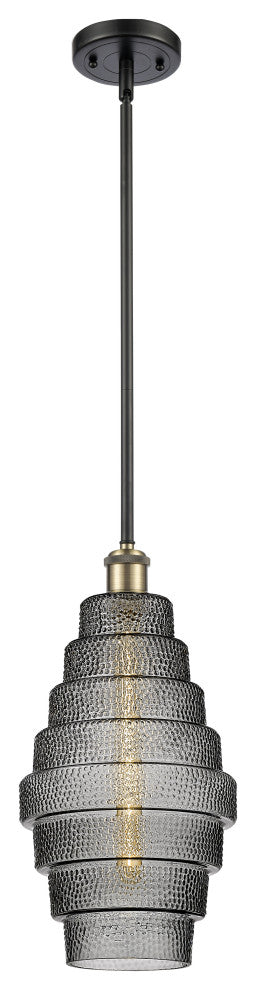 Innovations 516-1S-BAB-G673-8-LED 1-Light Mini Pendant, Black Antique Brass