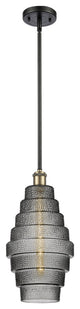 Innovations 516-1S-BAB-G673-8-LED 1-Light Mini Pendant, Black Antique Brass