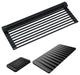 KRAUS Dish Drying Rack, Silicone Dish Drying Mat and Soap Dish Holder Black