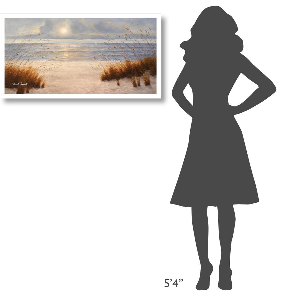 "Beach Days" Digital Paper Print by Diane Romanello, 38"x20"