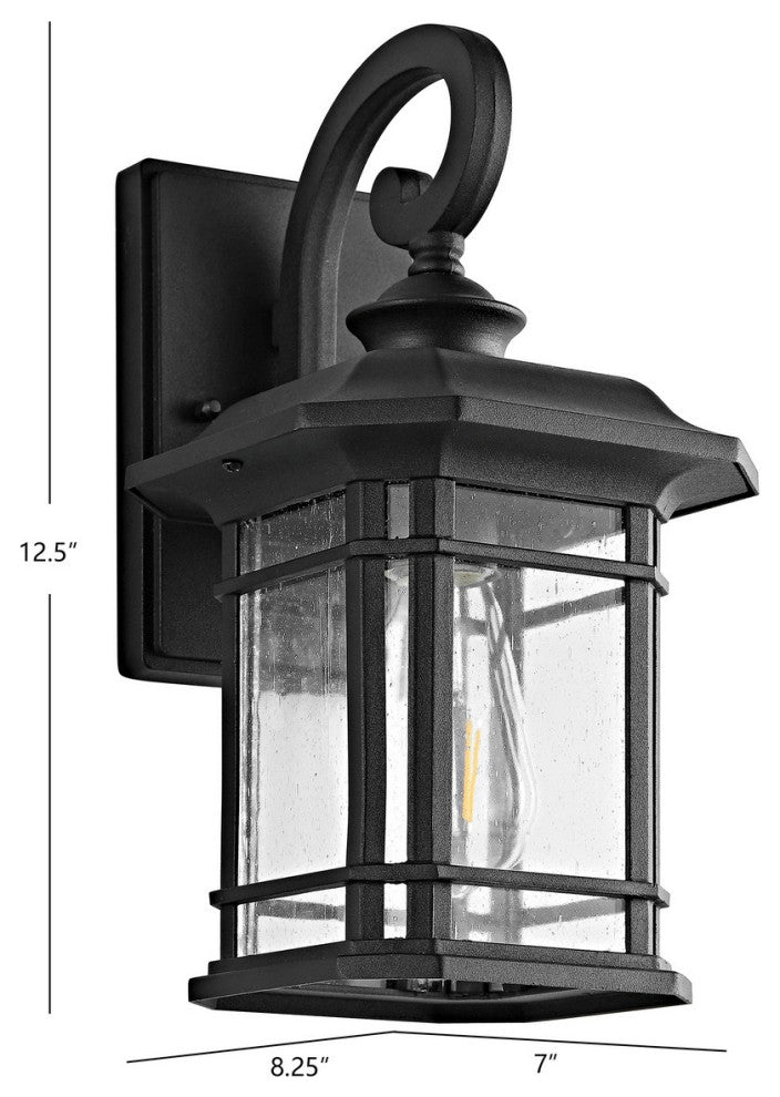 Safavieh Lolia Outdoor Wall Lantern Black