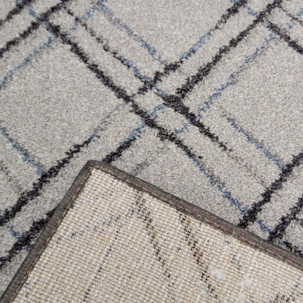 Lake Tahoe Transitional Indoor Area Rug, Lake Tahoe, Linen, 7'x13'