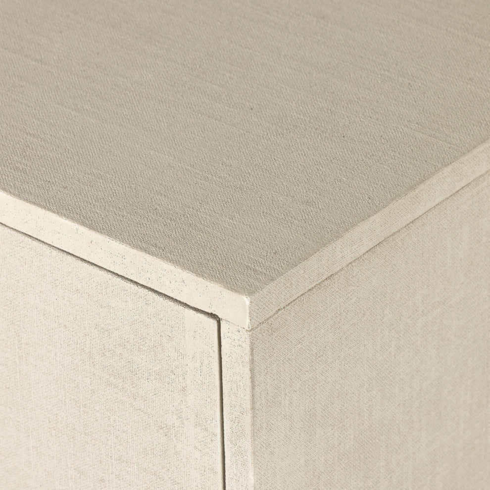 Cressida Sideboard, Ivory Painted Linen