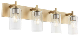 Quorum International 5200-4 Fallstaff 4 Light 32"W Vanity Light - Aged Brass