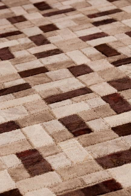 Hand Tufted Beige Wool Area Rug