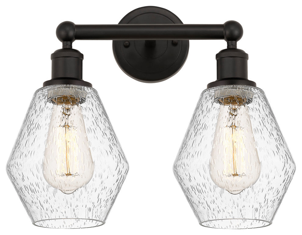 Innovations 616-2W-OB-G654-6 2 Light Bath Vanity Light, Oil Rubbed Bronze