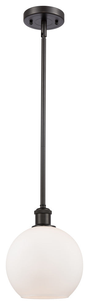 Innovations Lighting 516-1S-OB-G121-8 Athens 1 Light 8" Mini Pendant
