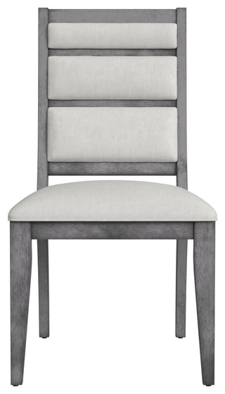 Nylah Dining Chair - Set of 2 - Platinum/Cream