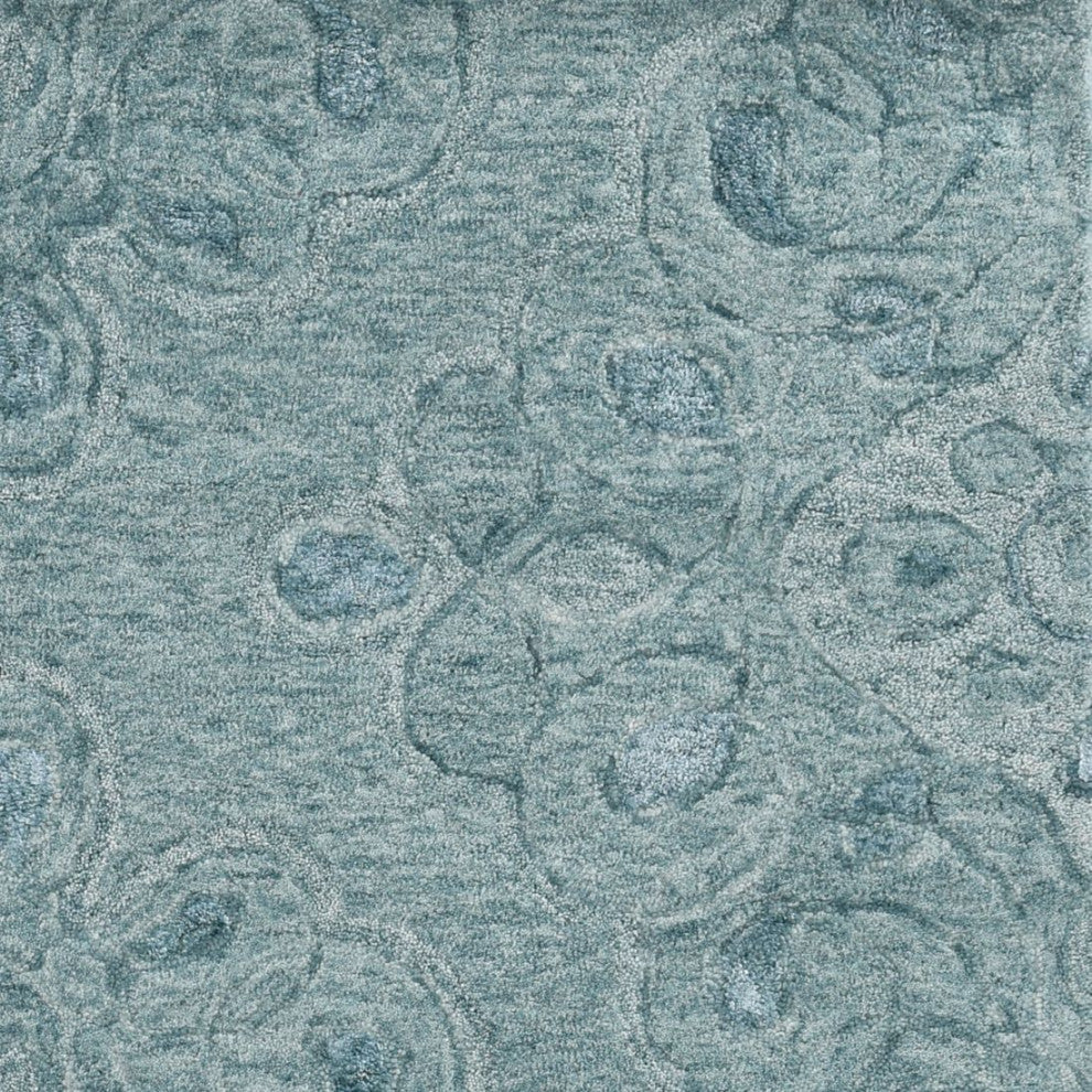 KAS Serenity 1257 Seafoam Ashley Area Rug, 8'6"x11'6"