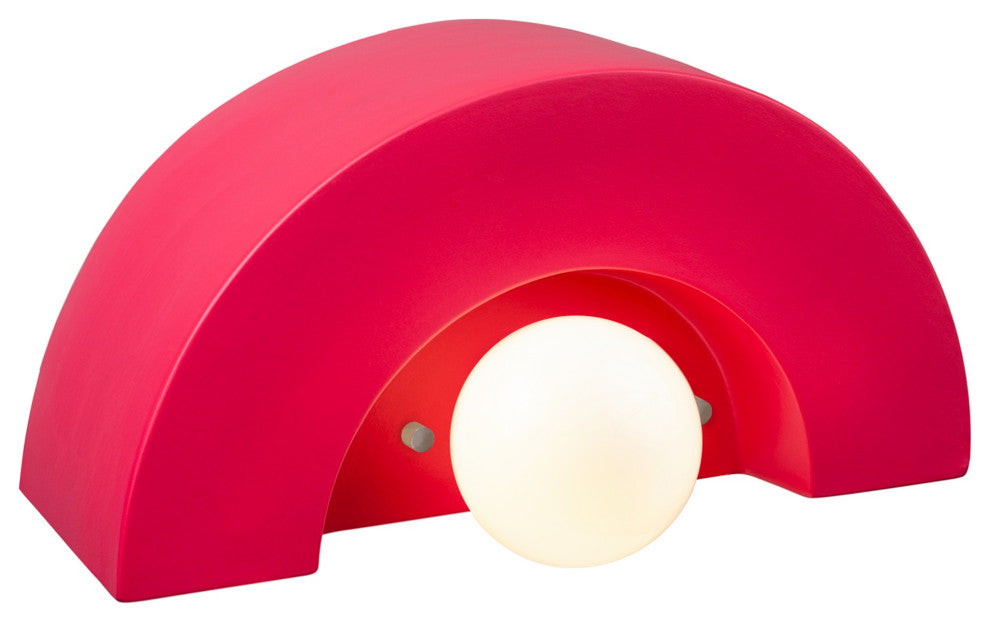 Crescent Wall Sconce, Cerise