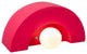 Crescent Wall Sconce, Cerise