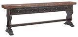 Barrett 106.5" 5-Drawer Sideboard, Distressed