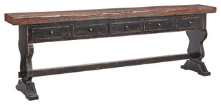 Barrett 106.5" 5-Drawer Sideboard, Distressed