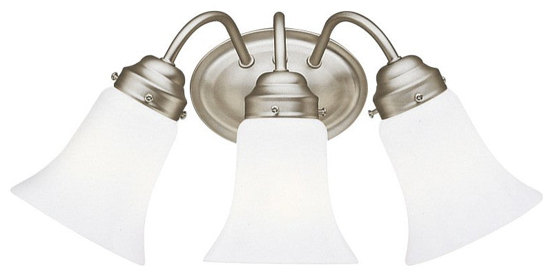Kichler 3 Light Bath Light in Brushed Nickel