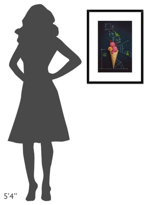 "Summer Homework" Framed Digital Print by Dina Belenko, 20"x26"