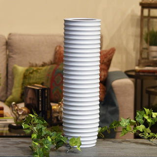 Bordeaux Ceramic Vase, Matte White, Small