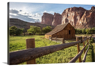 "Gifford Homestead at Capitol Reef National Park" Wrapped Canvas Art Print, 2...