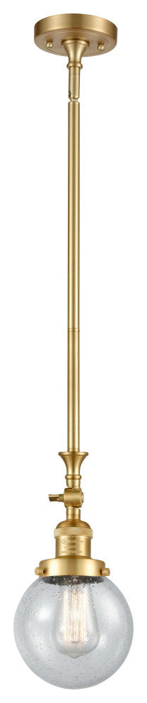 Beacon Mini Pendant, Satin Gold, Seedy