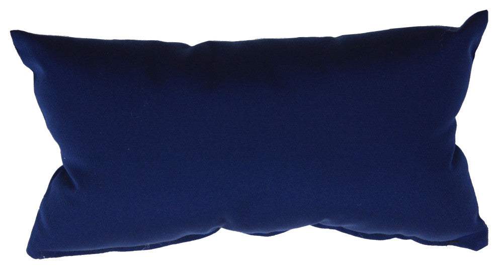 Adirondack Head Pillow, Navy Blue