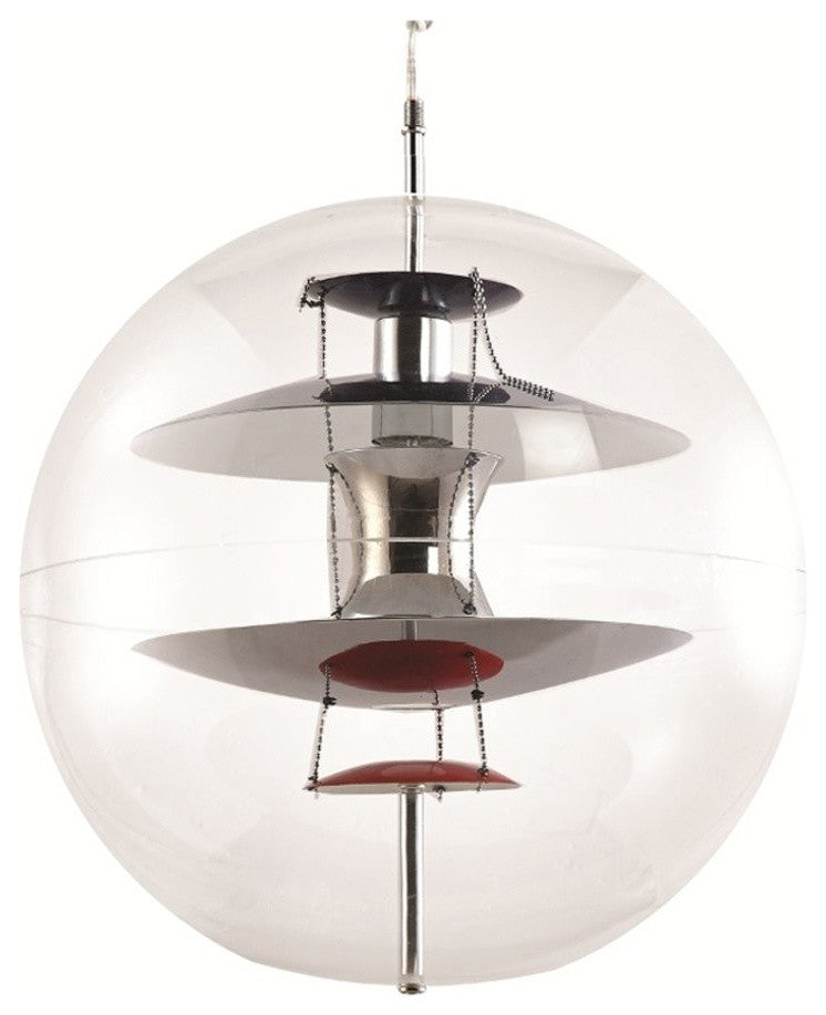 Modern Classics World Hanging Lamp, Clear