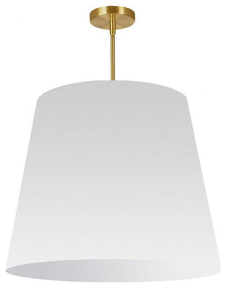 DAINOLITE ODR-L-692 1 Light Oversized Drum Pendant Large White/Gold Shade