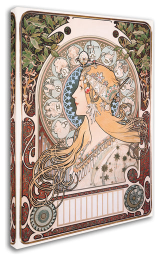 Alphonse Mucha 'Zodiac' Canvas Art, 32 x 24