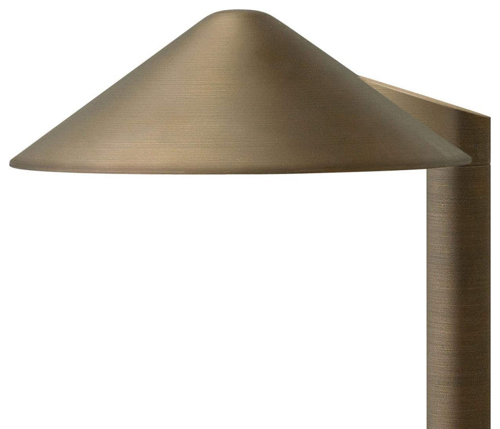 Hinkley Hardy Island 18.25" LED Rounded Side Mounted Path Light, Matte Bronze