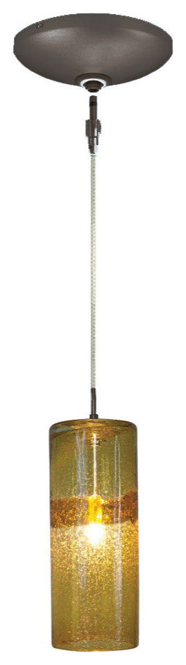 Light Low Voltage Pendant And Canopy Kit, Amber Bronze, Amber Bronze