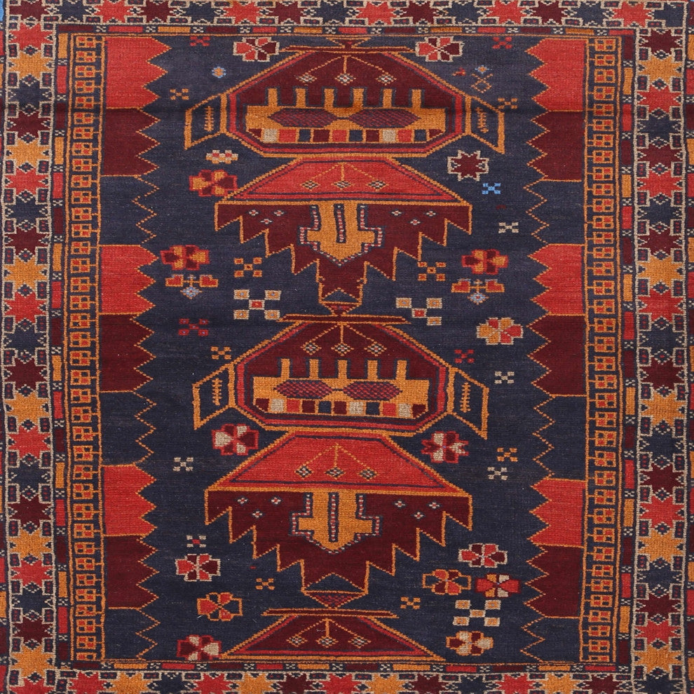 Ahgly Company Indoor Square Traditional Area Rugs, 5' Square