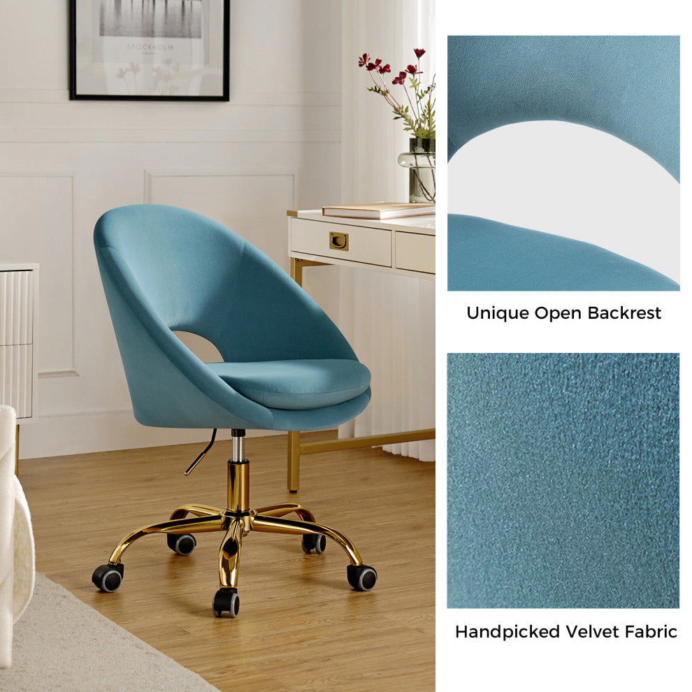 Savas Task Chair, Blue