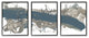 Abstract Line Painting Bold Blue Busy Grey Movement,3pc, each 24 x 30