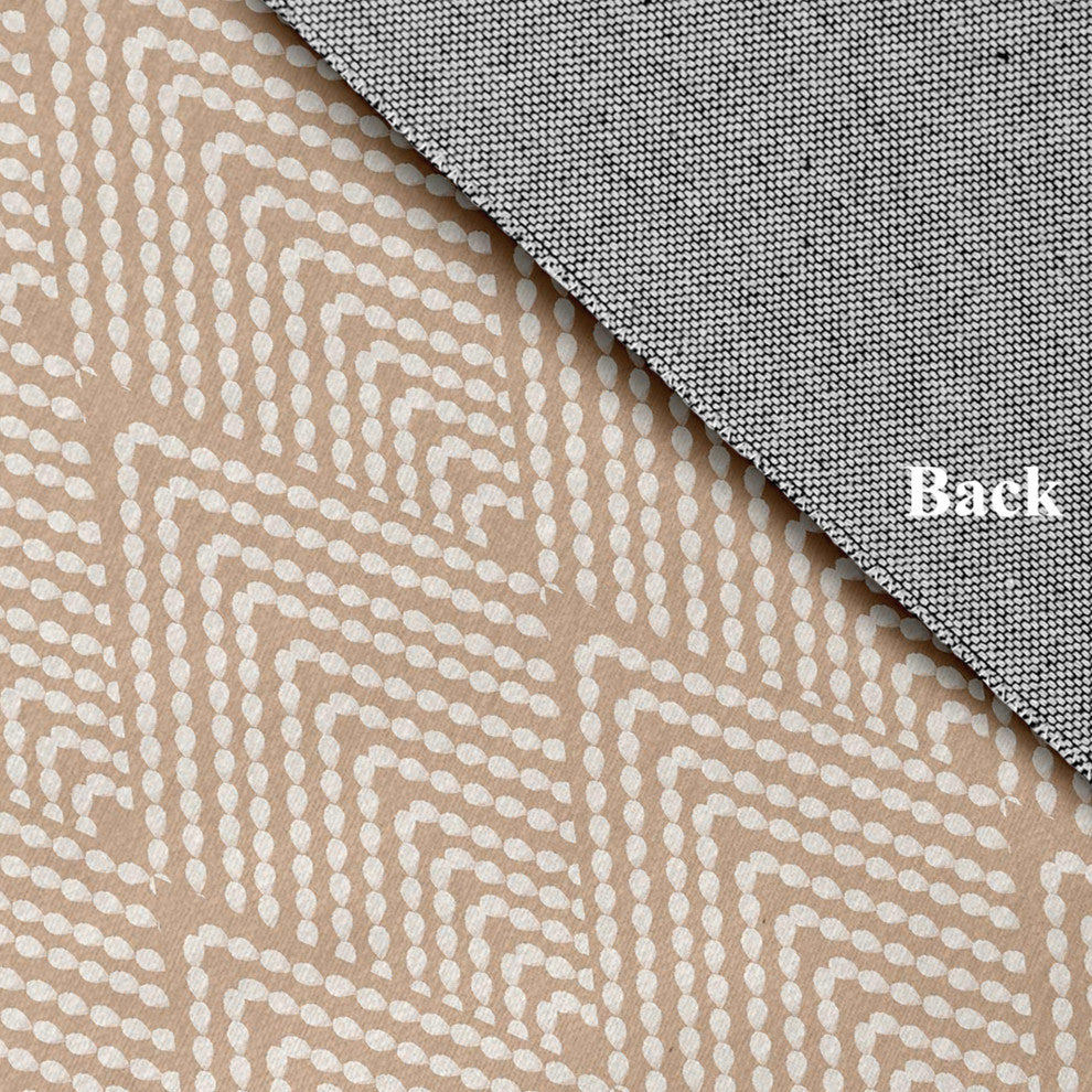 Lifeflor Diamond Spring Chenille Rug, Basswood Brown, 5'x7'