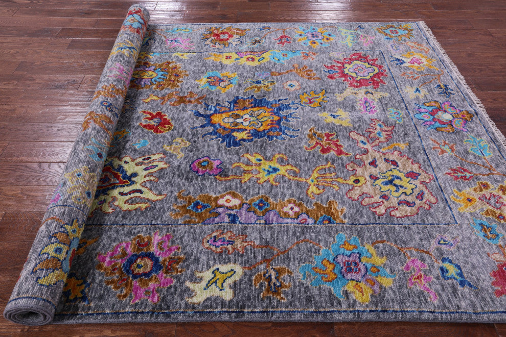 6' 2" X 9' 0" Turkish Oushak Handmade Wool Rug - Q14841